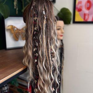 Boho Dreadlock Claw Clip Ponytail