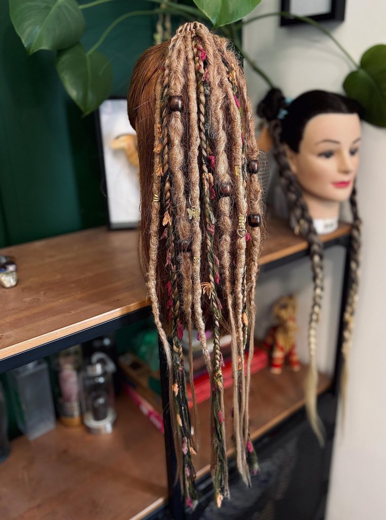Handmade Boho Ponytail Bobbles — Style 3